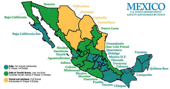 cancun safe - map