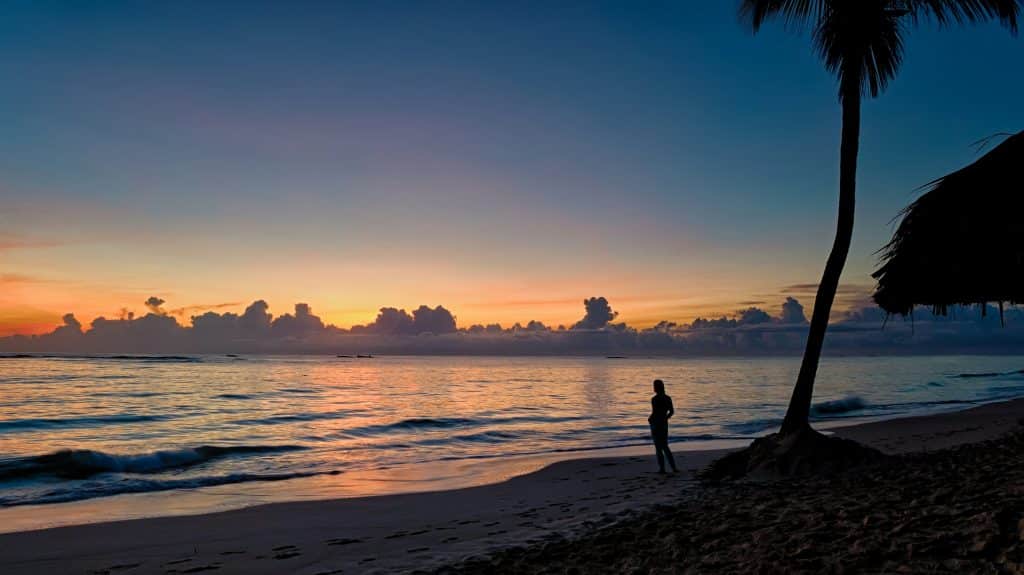 On the beach in Punta Cana, Dominican Republic