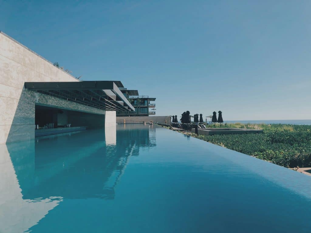 Infinity Pool at resort in Cabo